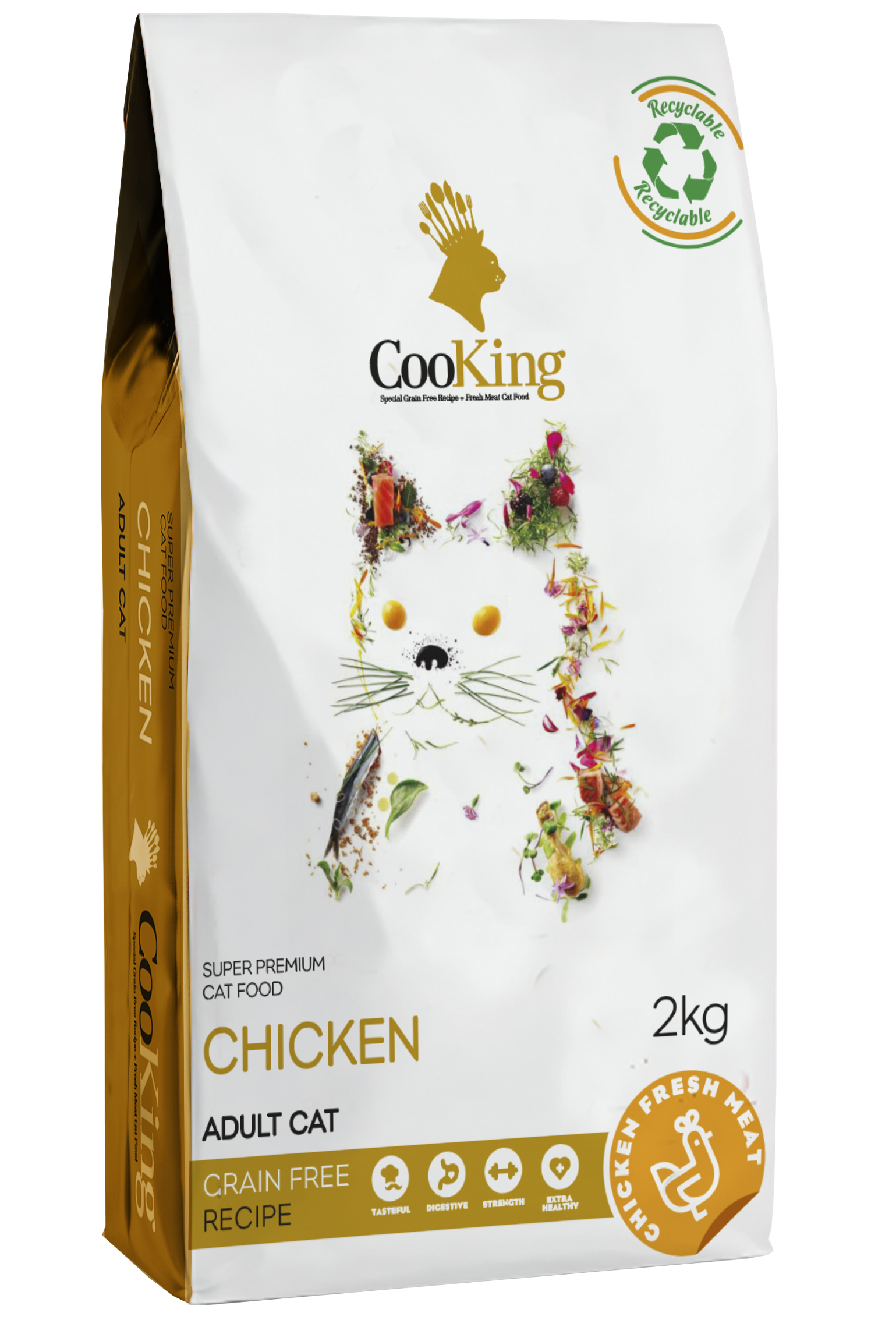 Cooking Chicken Gato Adulto Grain Free 2 kg