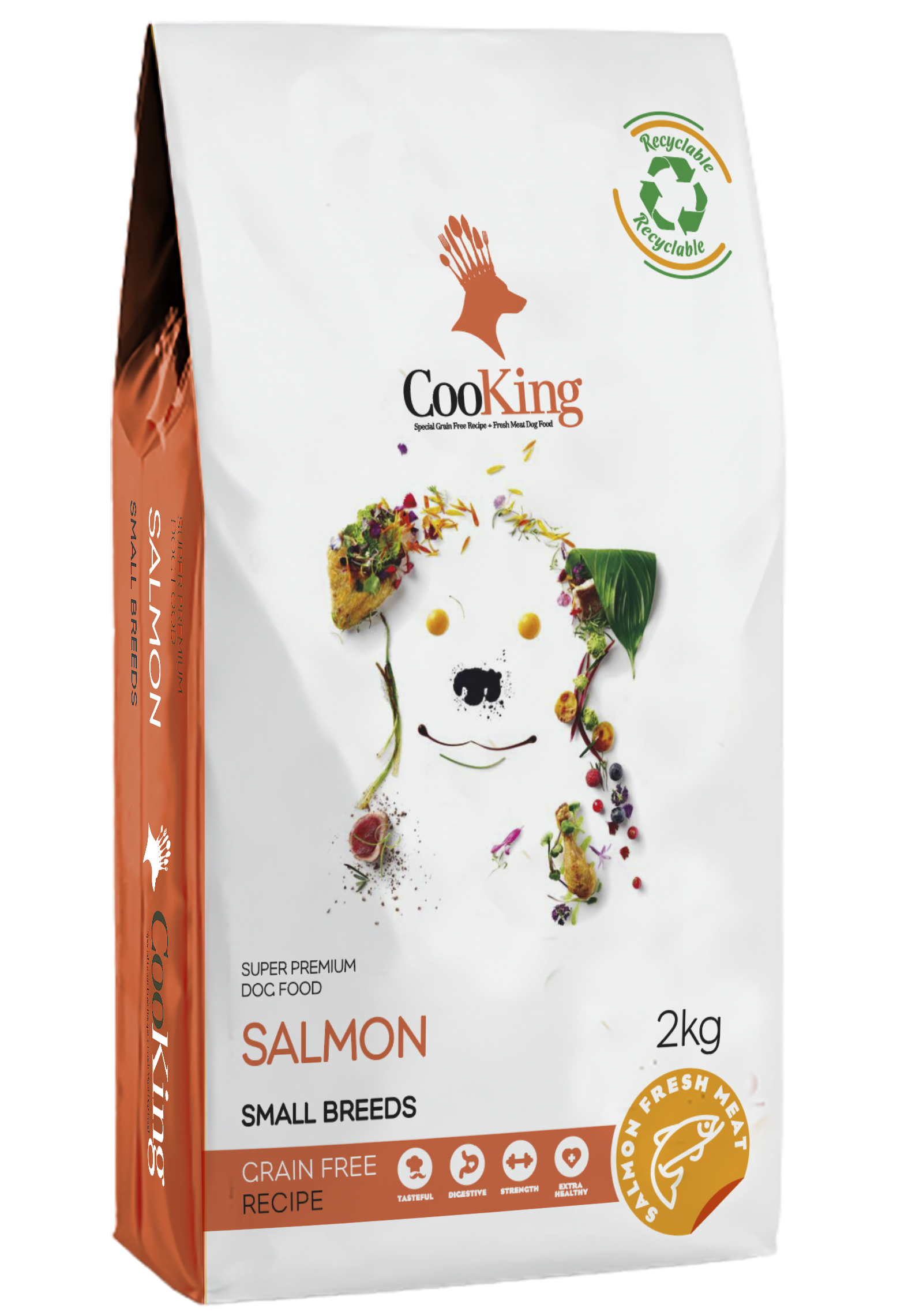 Cooking Perro Salmon Small Breeds Grain Free 2 kg
