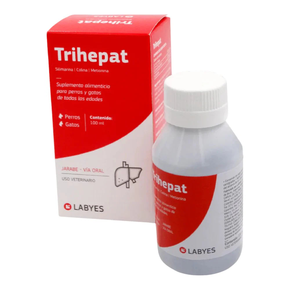 Trihepat Protector Hepático 100 ml Jarabe Mascotas