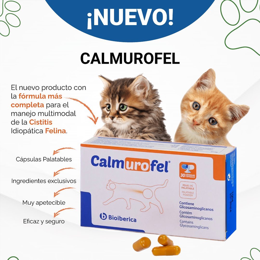 Calmurofel 30 Comprimidos | Apoyo Urinario Estrés Cistitis Felina