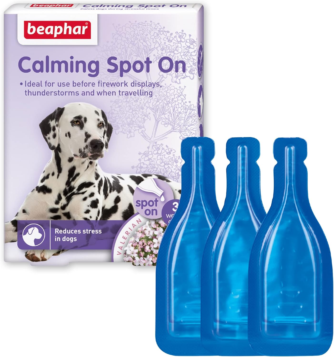 X3 Pipetas Calming Spot para Perros | Reducción Estrés y Ansiedad
