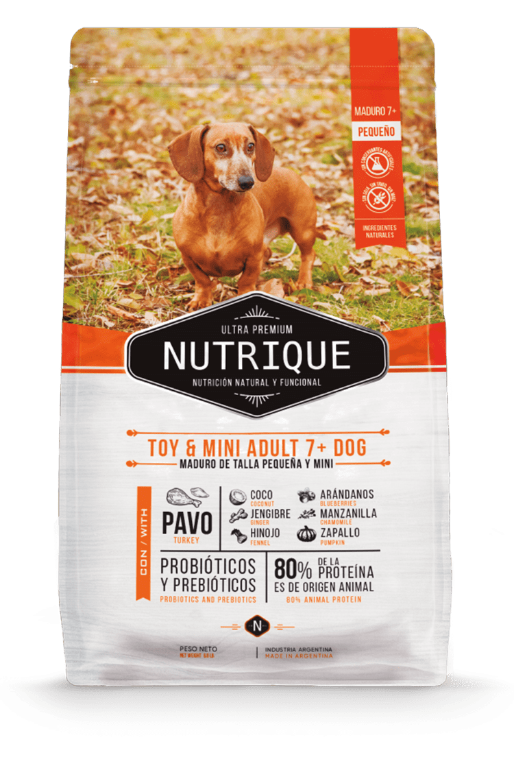 Alimento Nutrique Perro Toy Y Mini Adulto +7 Años 3 Kg