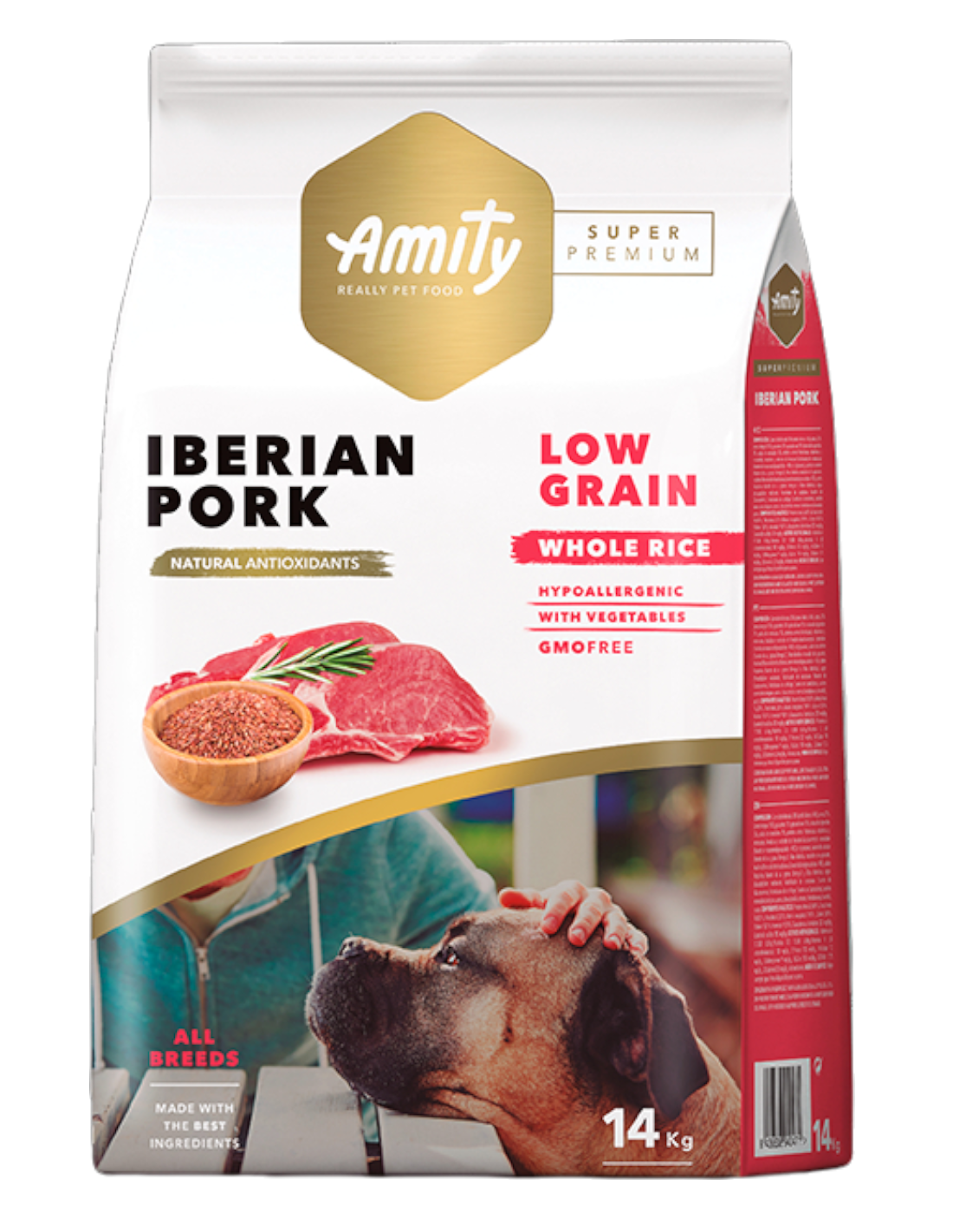 Amity Super Premium Perro Adulto Iberian Pork Low Grain 14 kg