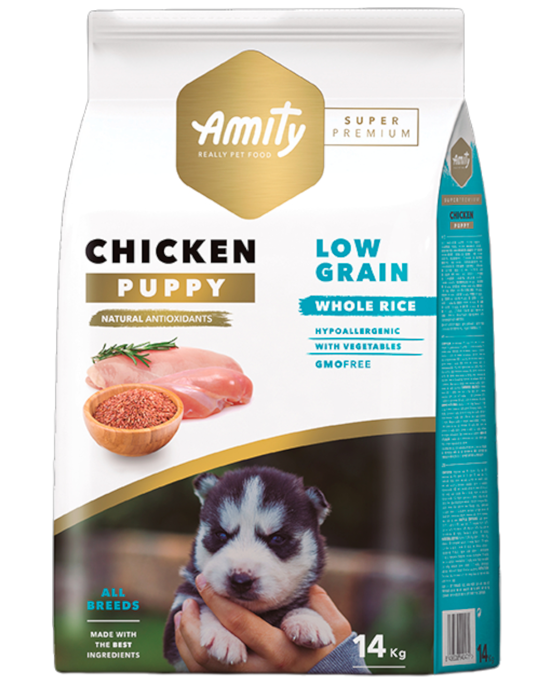 Amity Super Premium Chicken Puppy Low Grain 14 kg