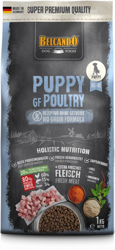 Belcando Perro Cachorro Puppy  GF Poultry 1 kg