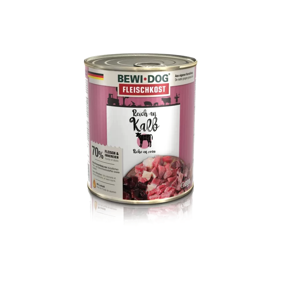 Lata BewiDog Rico en Ternera 800 gr