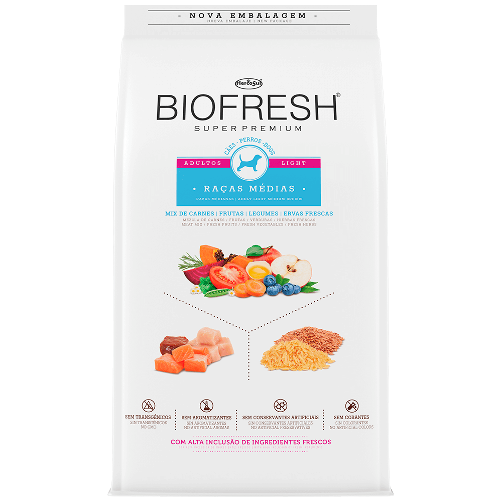 Biofresh Perros Adultos Light Razas Medianas 3 kg