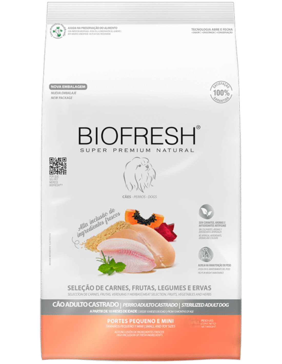 Biofresh Perros Adultos Castrados Razas Pequeñas y Mini 10.1 kg