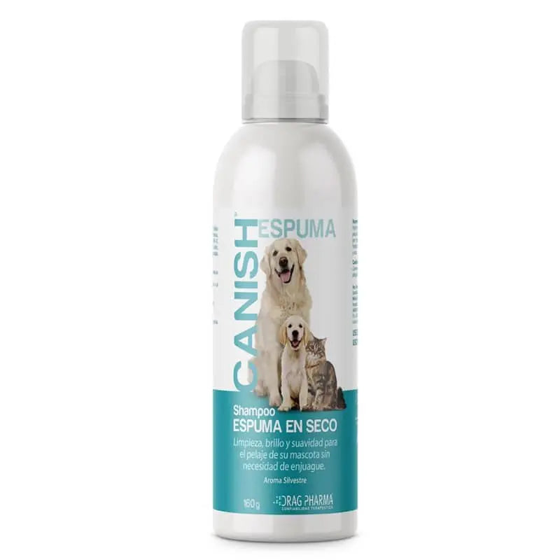 Canish Espuma Seca Perros y Gatos 160 ml