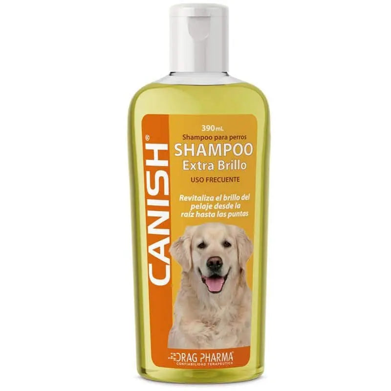 Canish Shampoo Extra Brillo Perros 390 ml