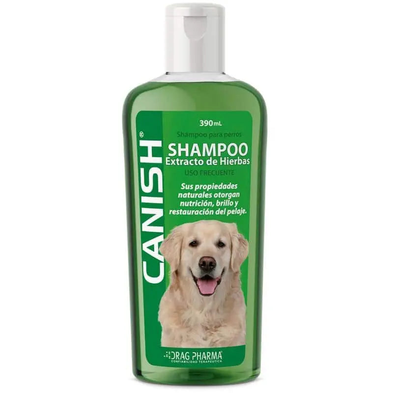 Canish Shampoo Extracto De Hierbas Perros 390 ml