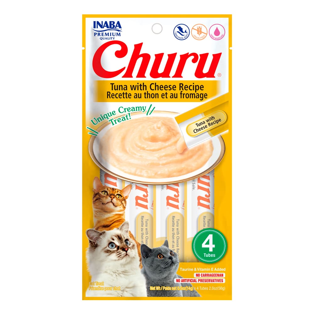 Churu Gatos Sabor Atún con Queso 56 gr