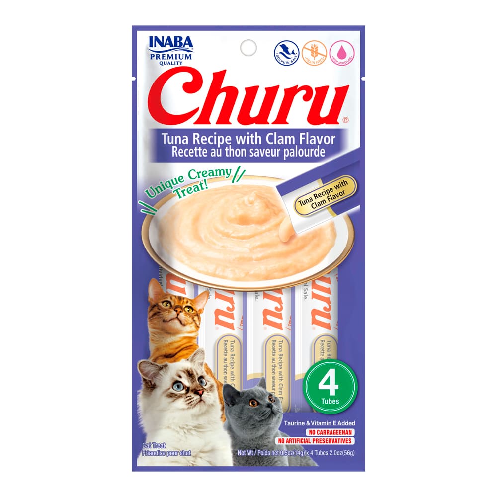 Churu Gatos Sabor Atún Con Almeja 56 gr