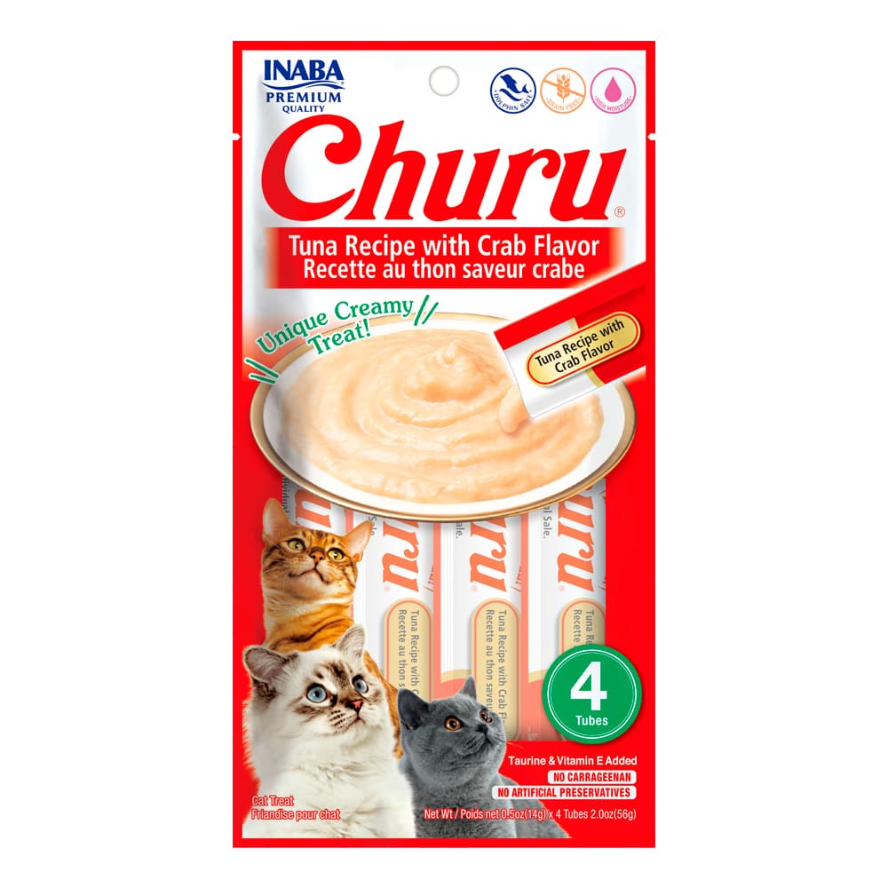 Churu Gatos Sabor Atún con Cangrejo 56 gr