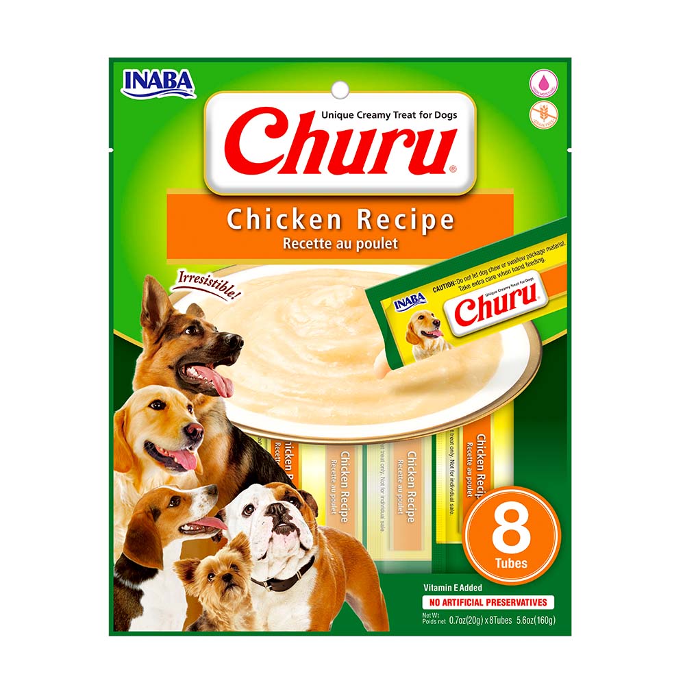 Churu Perro Sabor Pollo 8 tubos