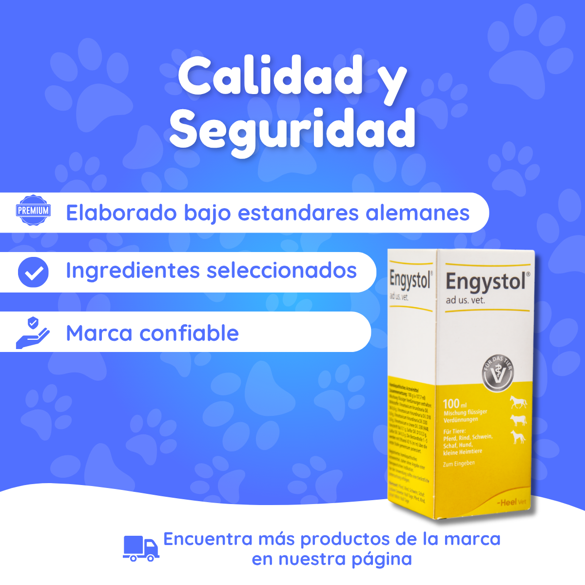 Engystol Gotas 100 ml | Fortalecedor Inmune Perros y Gatos