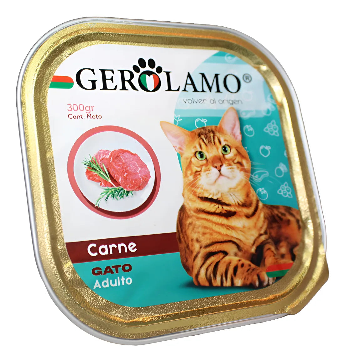 Paté Gerolamo Gato Adulto Sabor Carne 300 gr