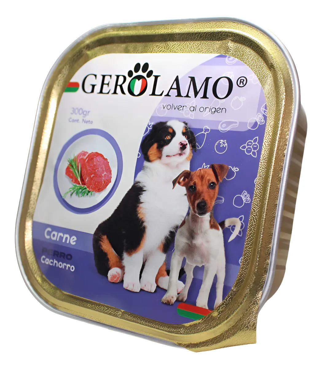 Paté Gerolamo Sabor Carne para Cachorros 300 gr