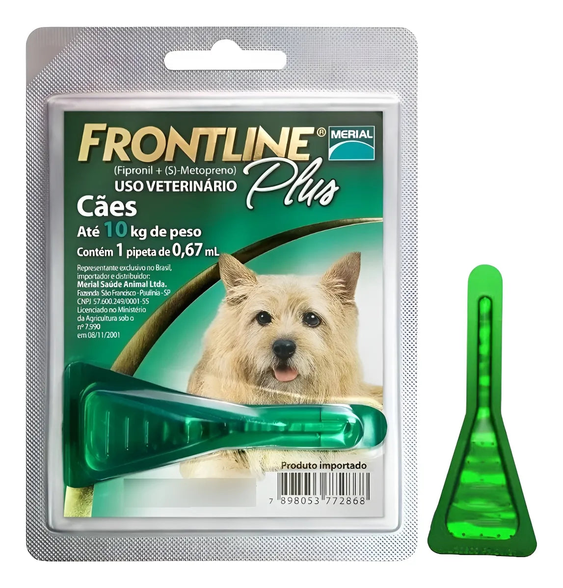 Frontline Plus Perro 2-10 kg Pipeta 0.67 ml