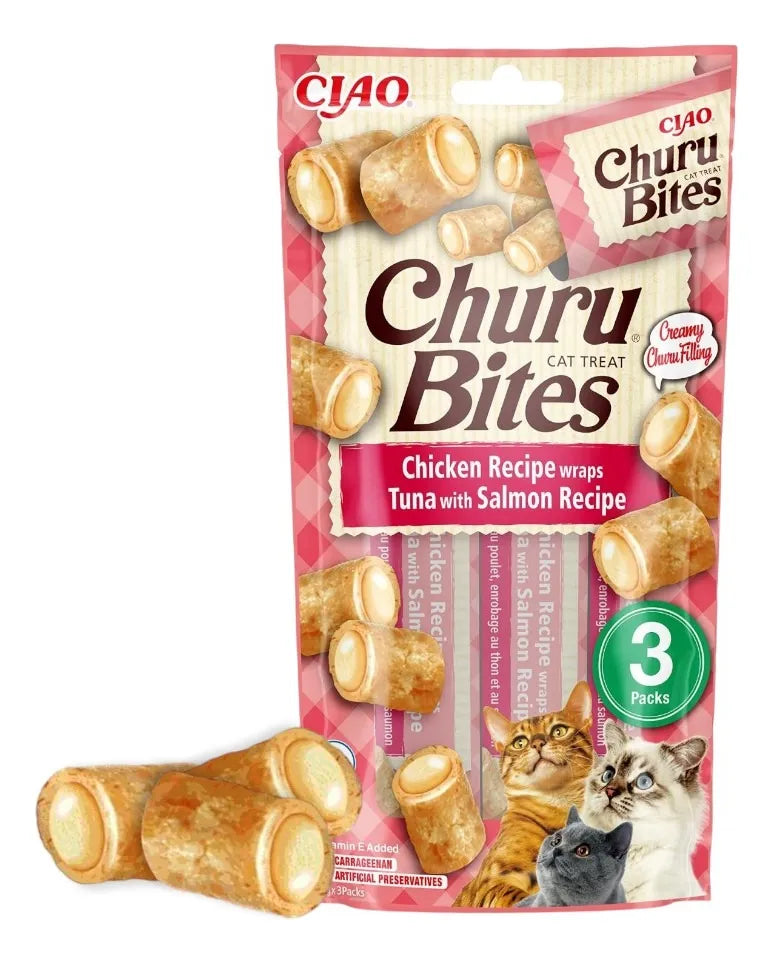Churu Bites Sabor Atún con Salmón 30 gr