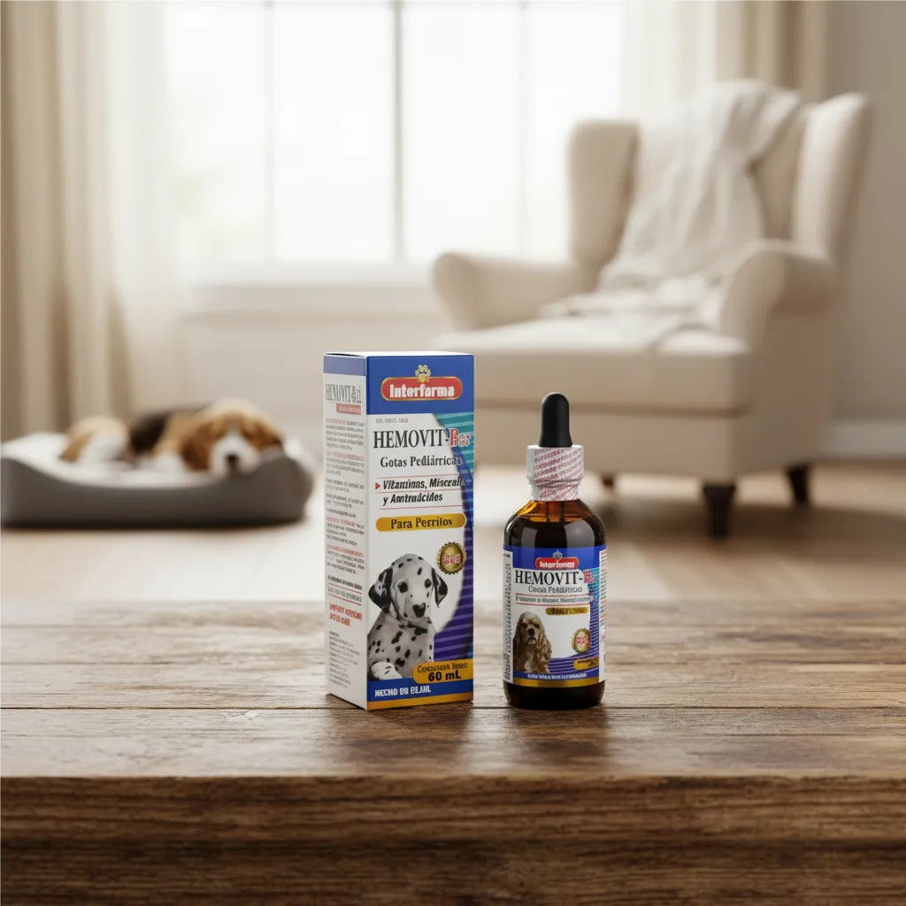 Hemovit B12 60 ml | Perros Cachorros Vitaminas, Minerales y Aminoácidos