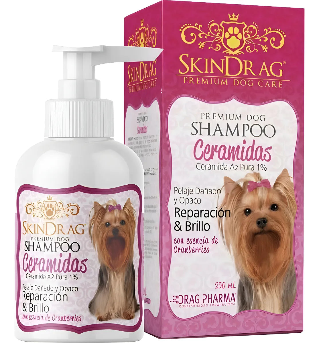 Shampoo Skin Drag Ceramidas Esencia Cranberries 250 ml