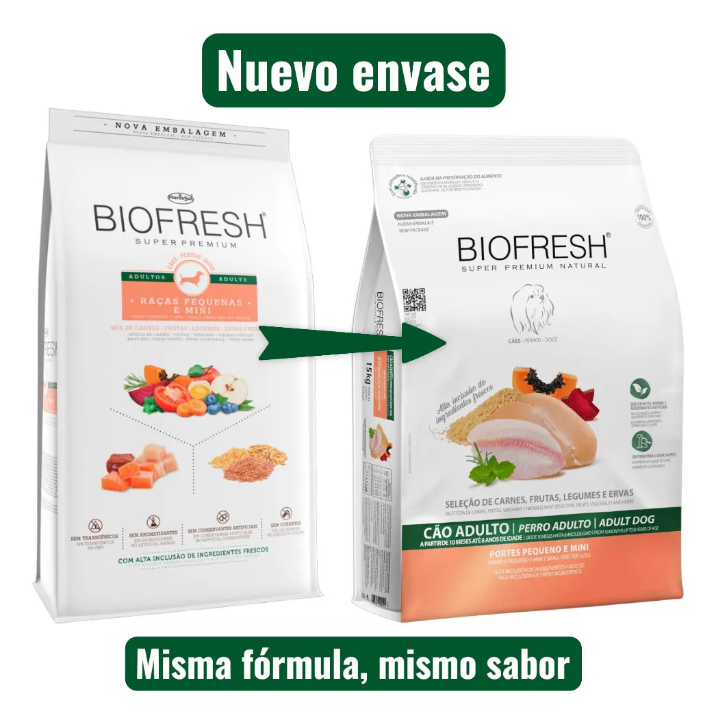 Biofresh Adultos Razas Pequeñas y Mini 3 kg