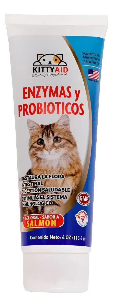 Kitty Aid 113.4 gr | Enzymas y Probióticos Salud Intestinal