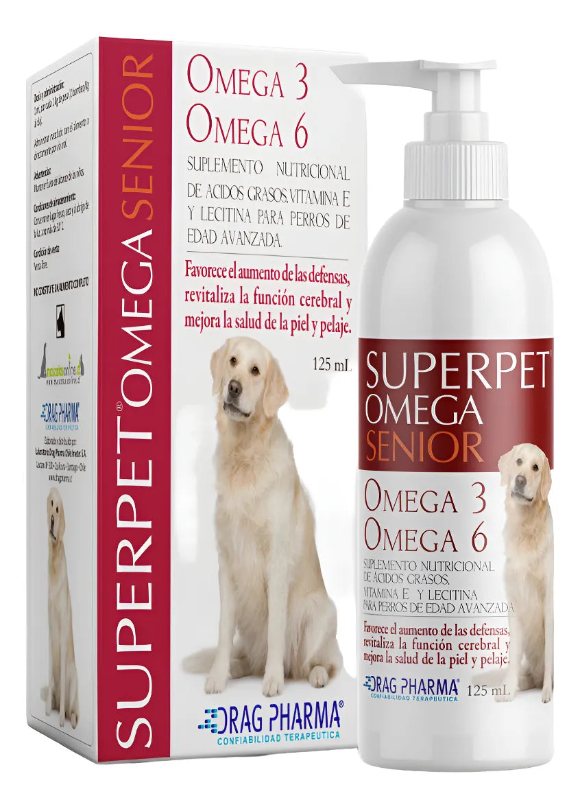 Superpet Omega Perros Senior 125 ml | Suplemento Vitaminas