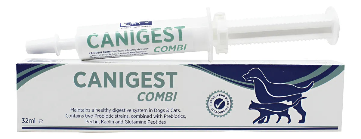 Canigest Combi 32 ml | Suplemento Intestinal Prebiótico+ Probiótico para Perro y Gato