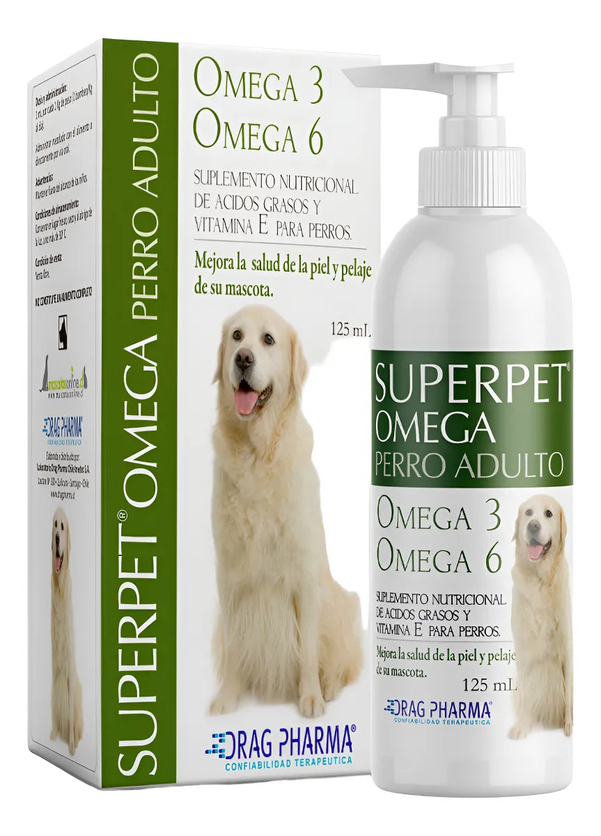Superpet Omega 3 y 6 Perros Adultos 125 ml