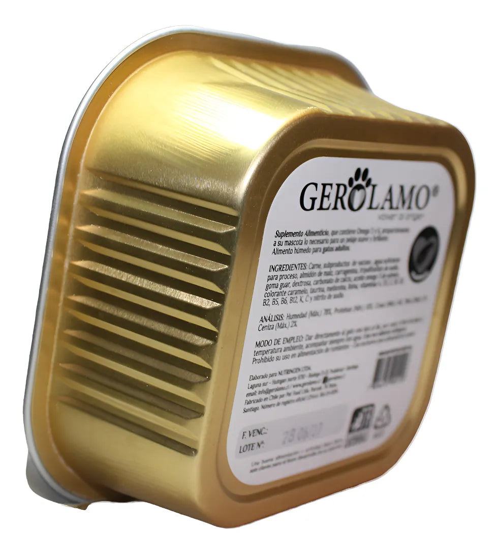 Paté Gerolamo Gato Adulto Sabor Carne 300 gr
