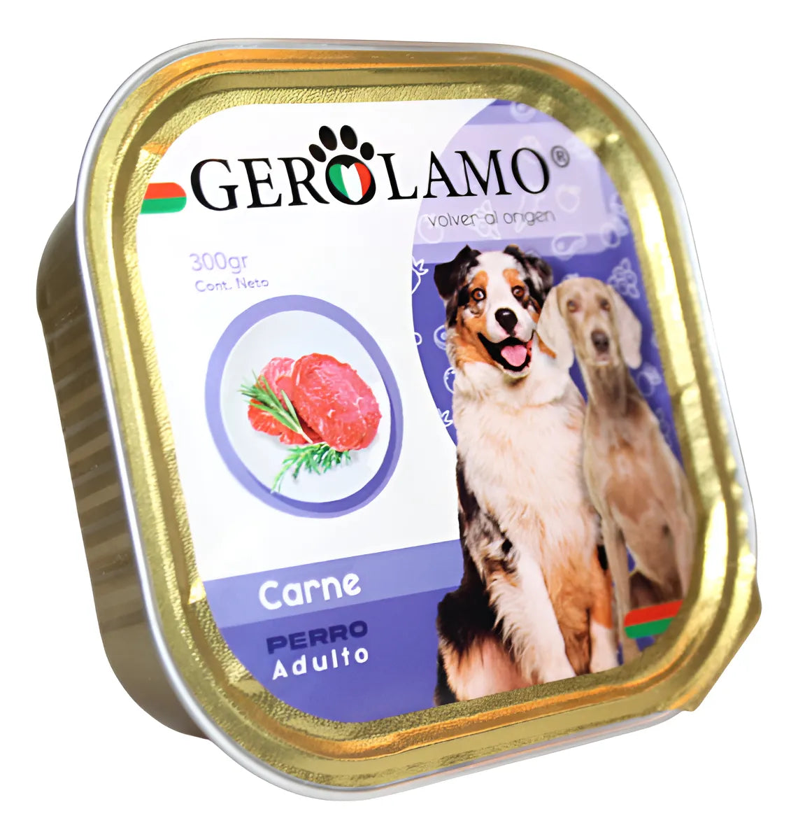 Paté Gerolamo Perro Adulto Sabor Carne 300 gr