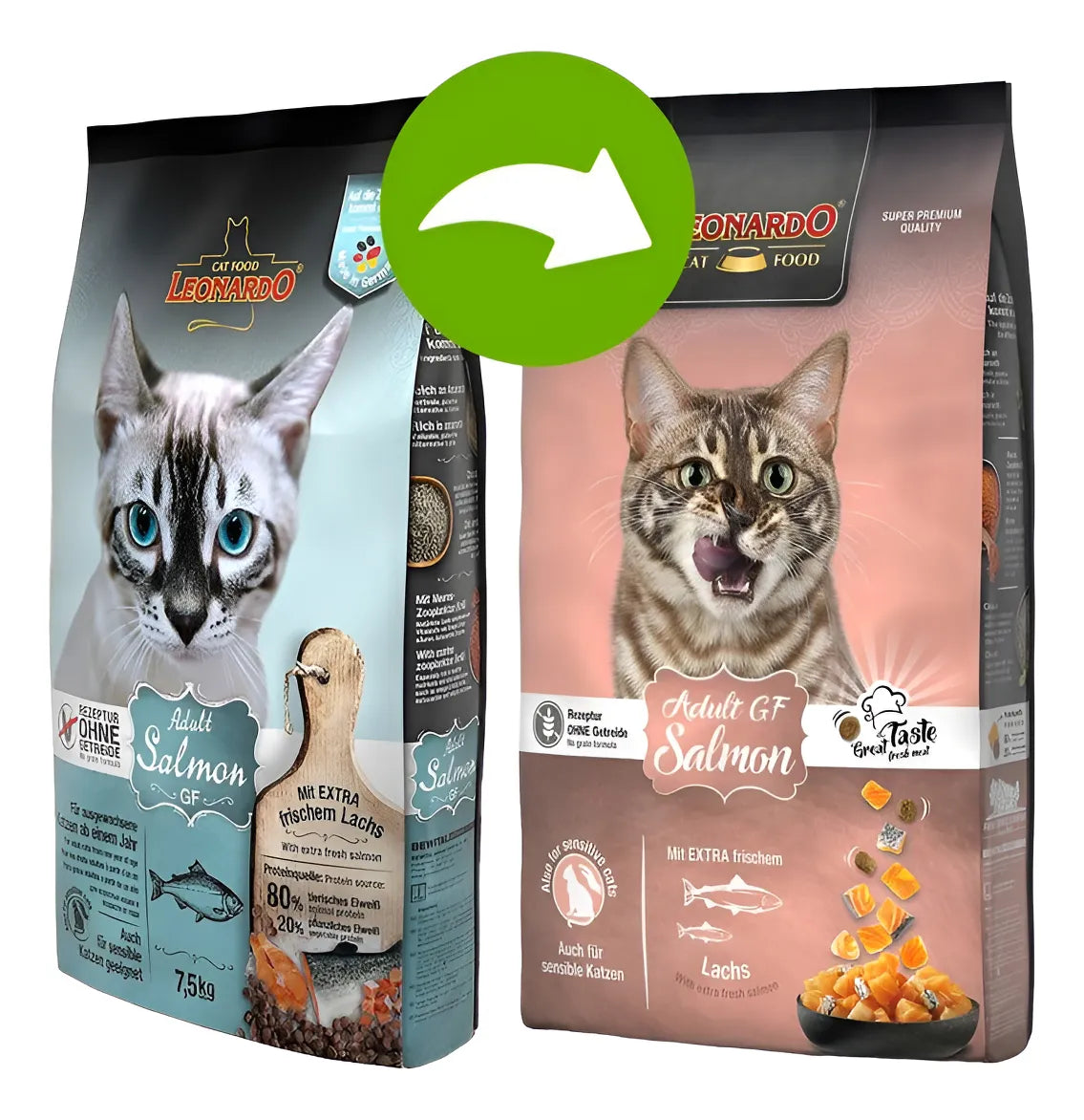 Leonardo Gato Adult GF Salmon 7.5 kg