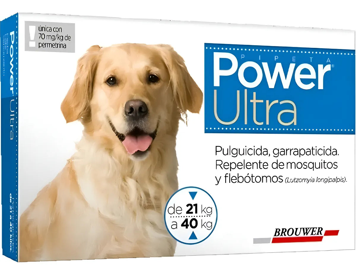 Power Ultra Perro 21-40 kg Pipeta 7 ml