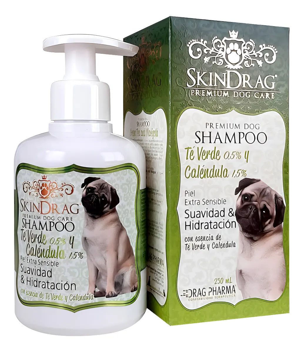 Skin Drag Shampoo Té Verde y Caléndula 250 ml