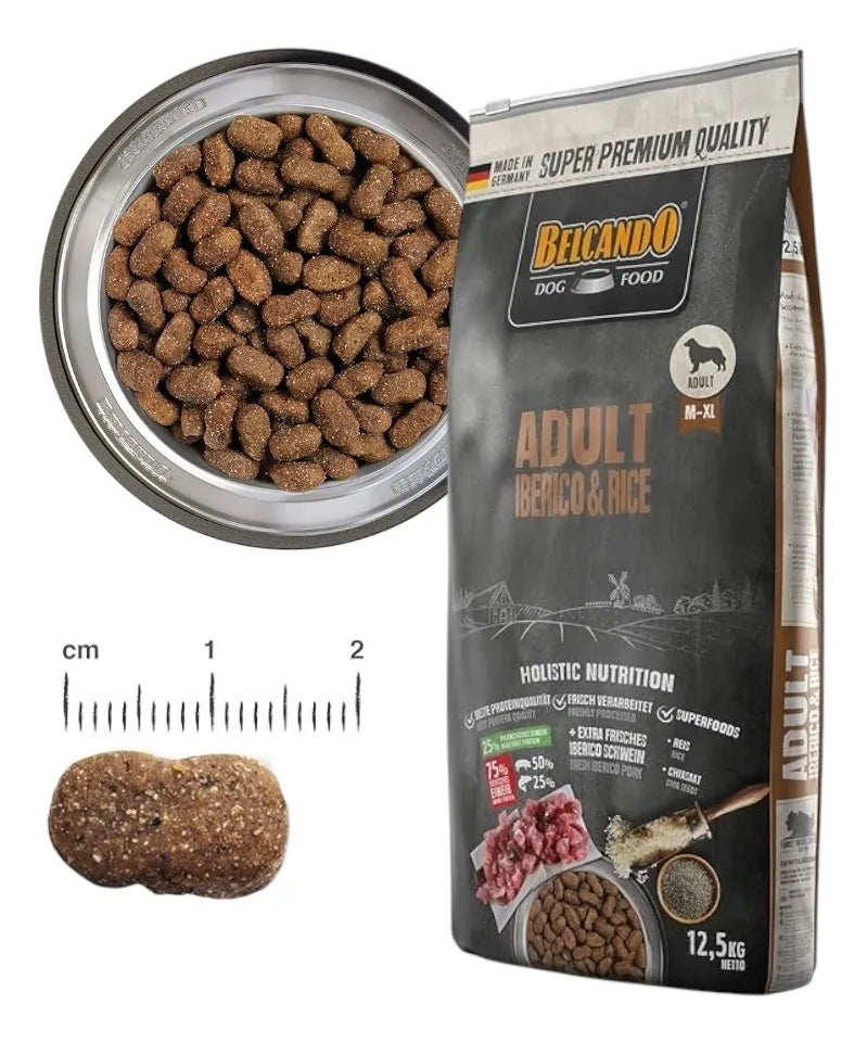Belcando Perro Adulto Sabor Cerdo Ibérico y Arroz 12.5 kg