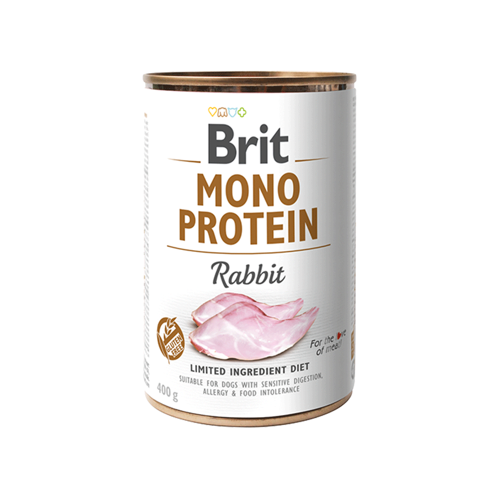Lata Brit Mono Protein Rabbit 400 gr