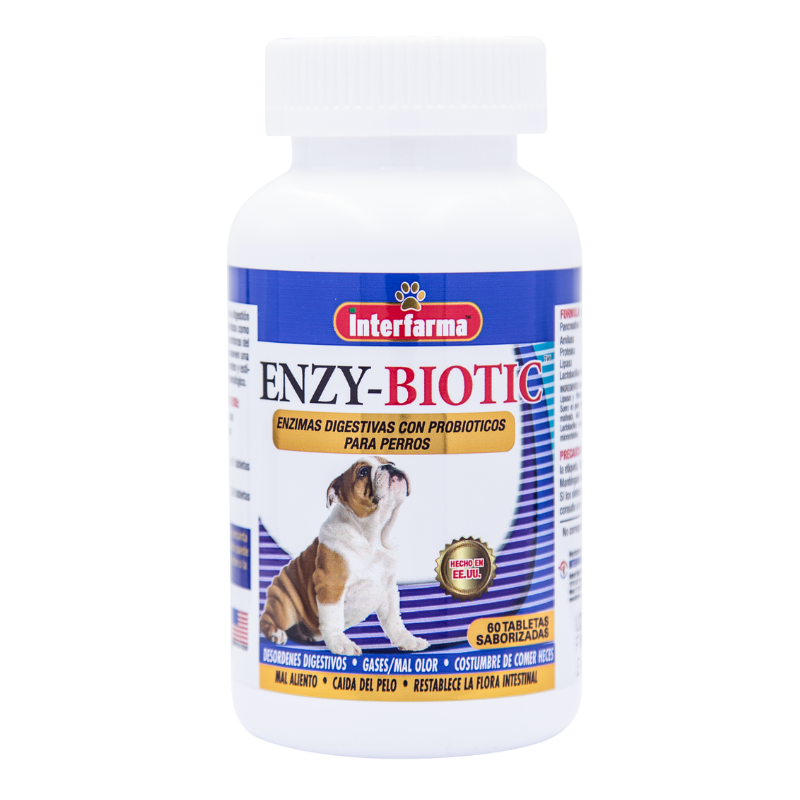 Enzy Biotic 60 Comprimidos | Probióticos Y Enzimas Digestivas