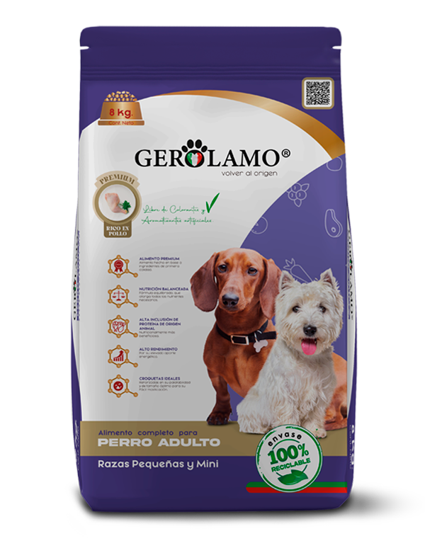 Gerolamo Perros Adultos Razas Pequeñas y Mini 2.7 kg