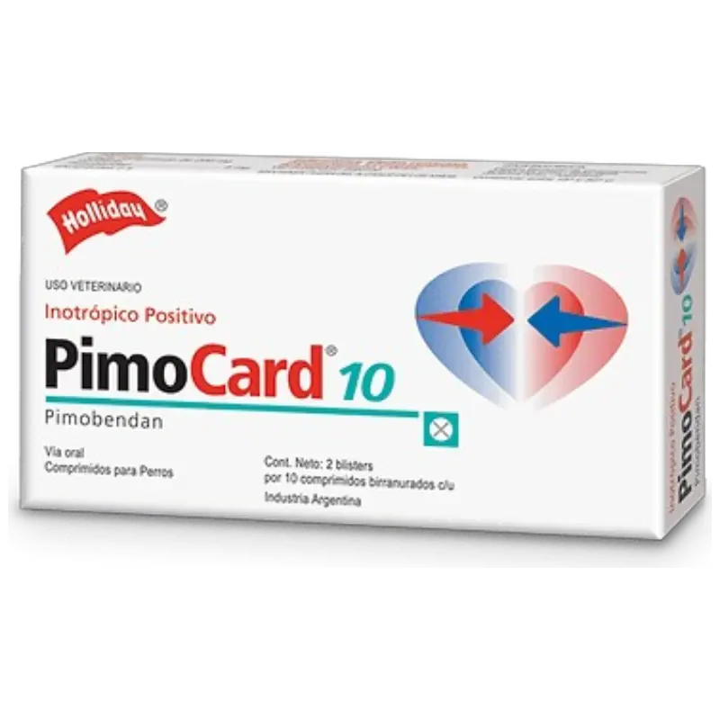 Holliday Pimocard 10 mg 20 Comprimidos