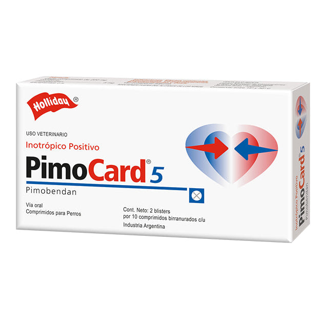 Holliday Pimocard 5 mg 20 Comprimidos