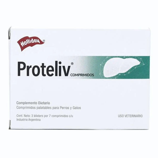 Holliday Proteliv 21 Comprimidos | Protector Hepático Perros y Gatos