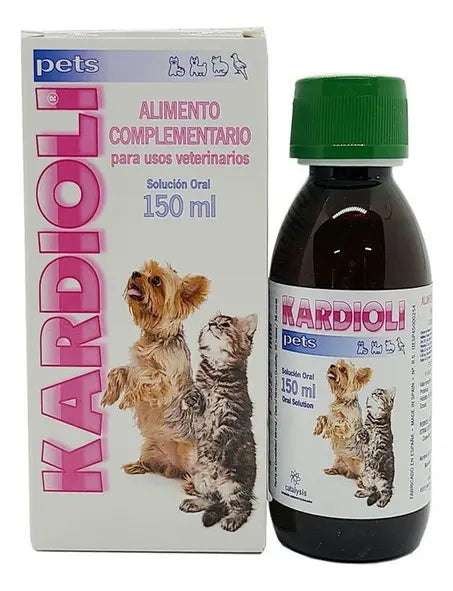 Kardioli Pets Oral 150 ml | Suplemento Cardiaco Perros y Gatos