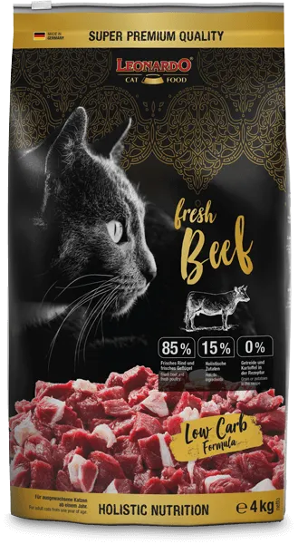 Leonardo para Gato Fresh Beef 4 kg