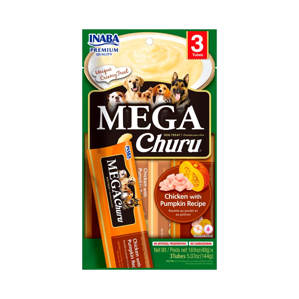 Mega Churu Perros Sabor Pollo con Zapallo 144 gr