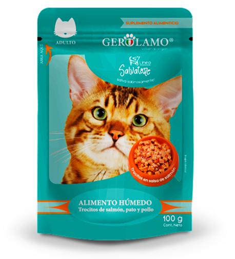 Gerolamo Salvatore Pouch Adulto Salmón 100gr