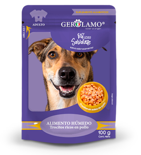 Gerolamo Salvatore Pouch Adulto Pollo 100gr
