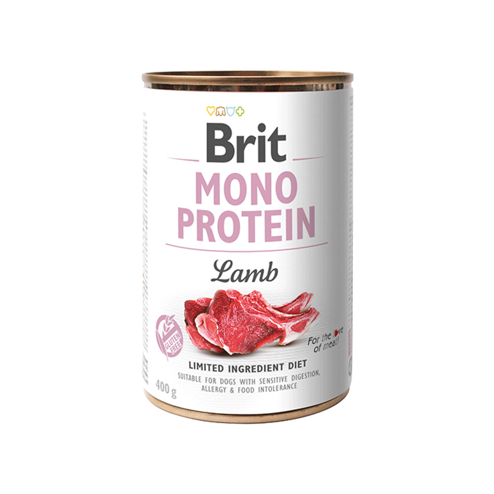 Lata Brit Mono Protein Lamb 400 gr