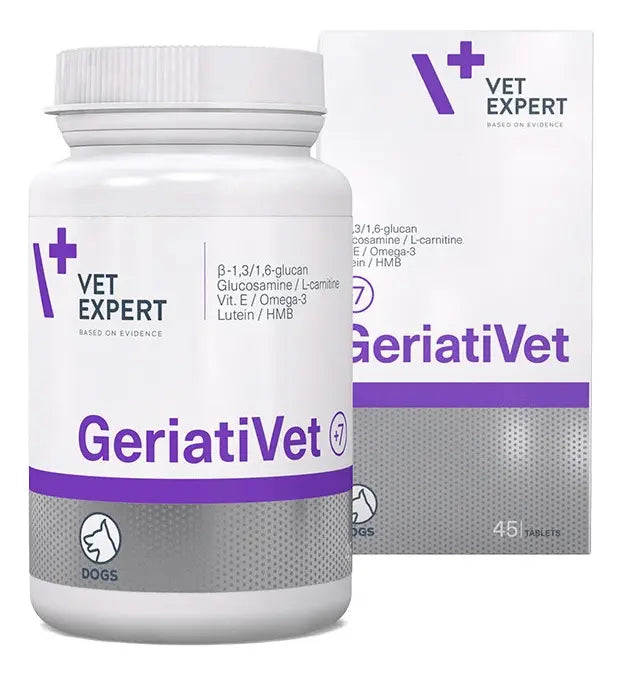 Vet Expert GeriatiVet Dog 45 Comprimidos | Suplemento Perros Senior